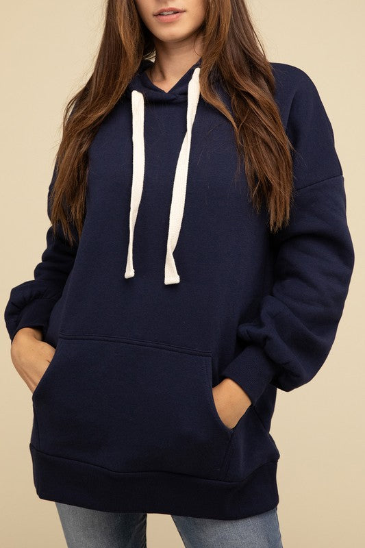 Zenana Oversized Hoodie Sweatshirt Top in 3 Colors