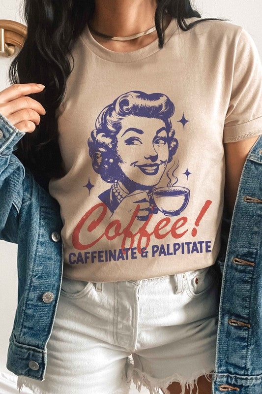 Blume and Co Unisex Coffee Graphic Tee in 5 Colors