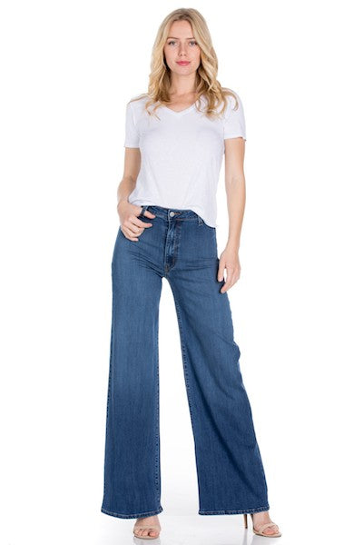 Western Wide leg jeans, baggy denim pants