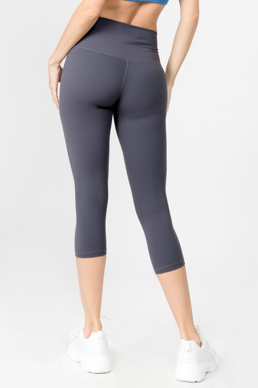 Yelete Buttery Soft Capri Activewear Leggings in 8 Colors