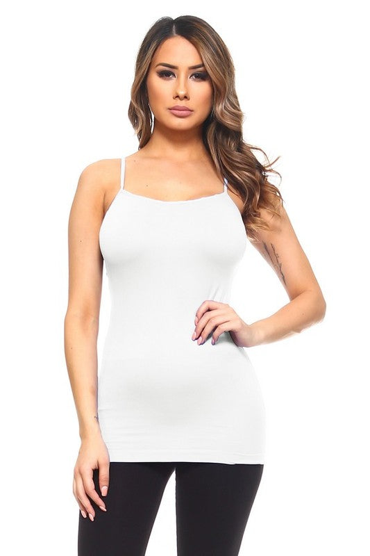 Yelete One Size Seamless Fitted Cami Tank Top in 8 Colors