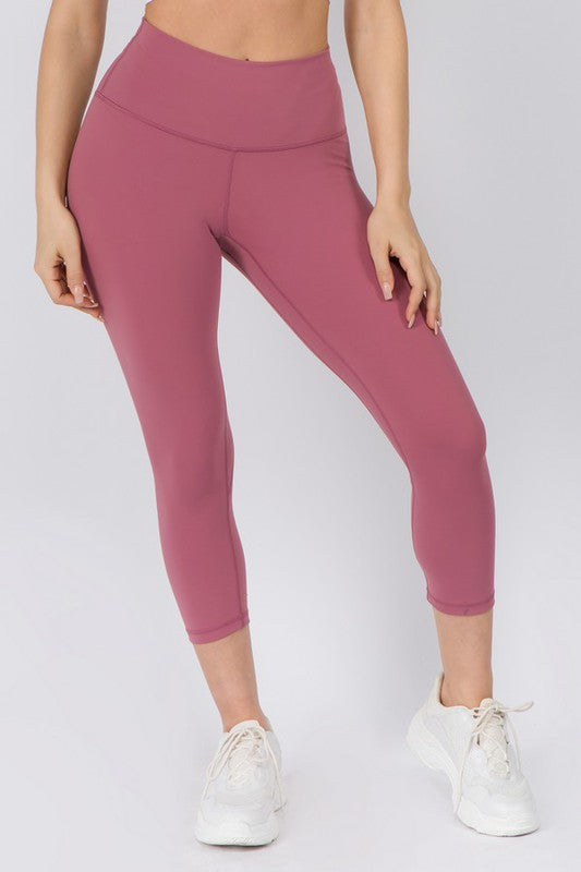 Yelete Buttery Soft Capri Activewear Leggings in 8 Colors