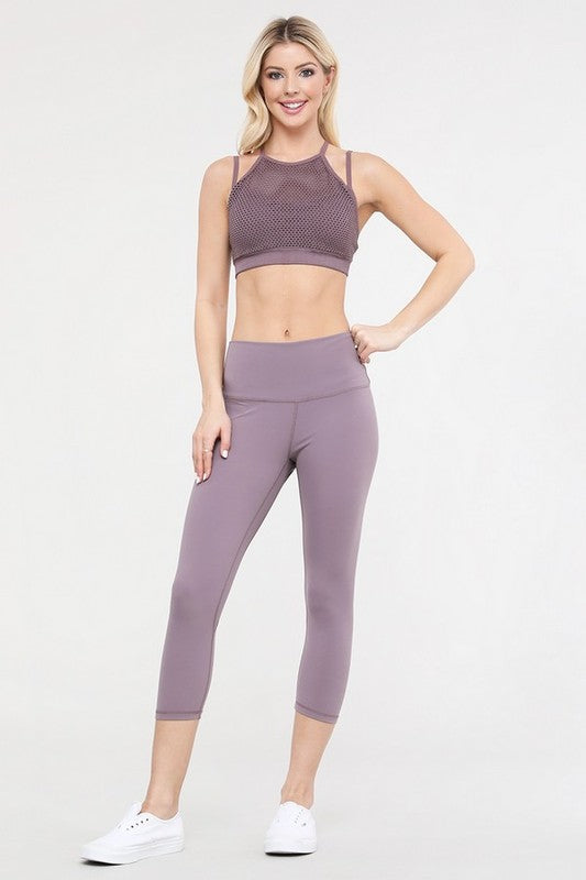 Yelete Buttery Soft Capri Activewear Leggings in 8 Colors