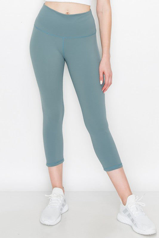 Yelete Buttery Soft Capri Activewear Leggings in 8 Colors