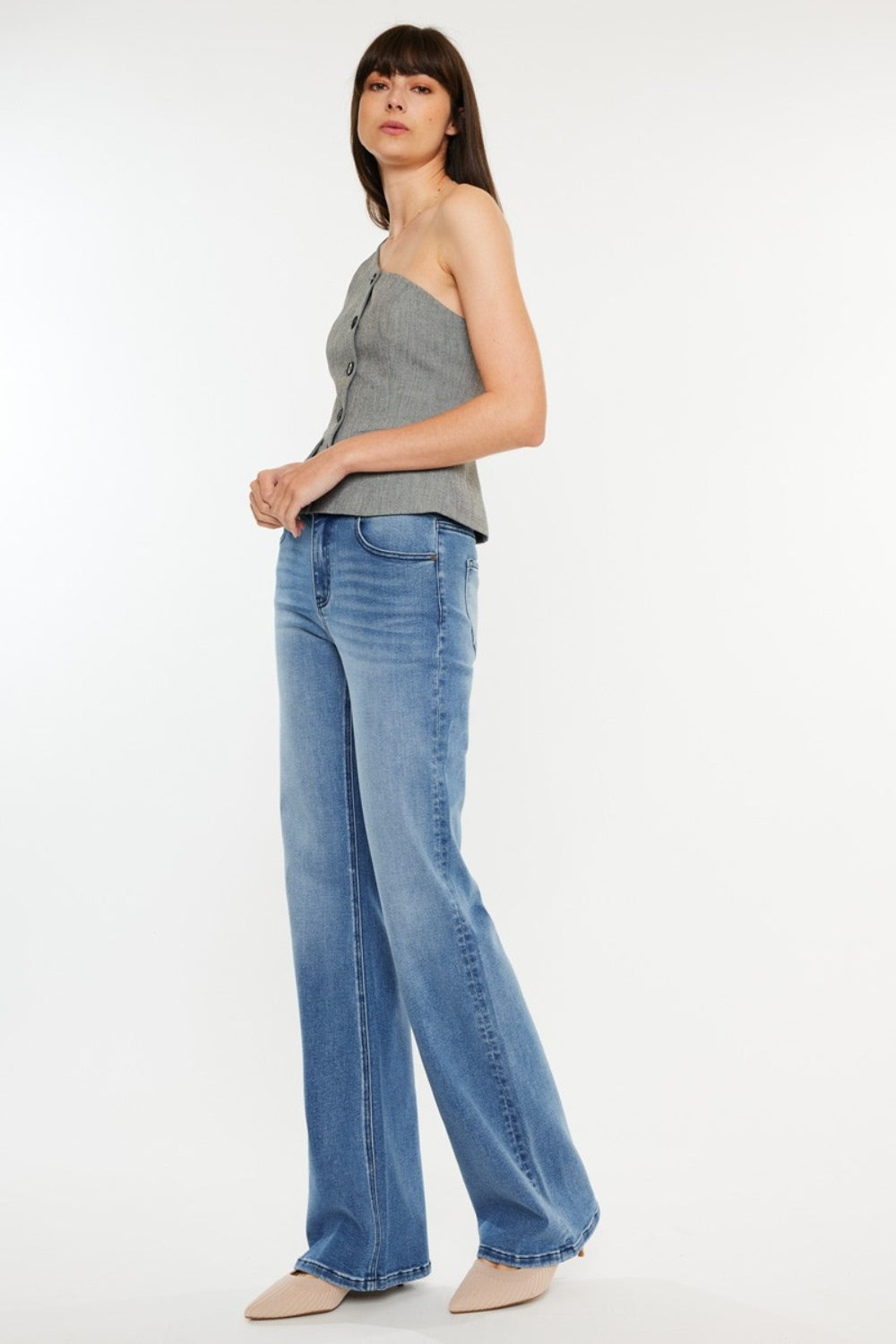 KanCan Ultra High Rise Cat's Whiskers Jeans