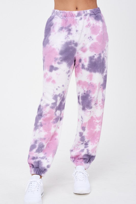 Emory Park Pull-On Tie-Dye Joggers Sweatpants