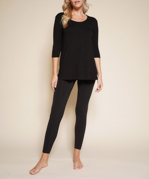 BAMBOO ELBOW TUNIC T