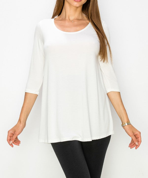 BAMBOO ELBOW TUNIC T