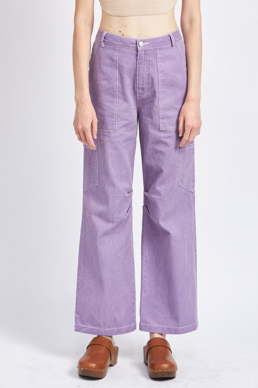 EMORY PARK HIGH RISE CARPENTER PANTS IN 3 COLORS