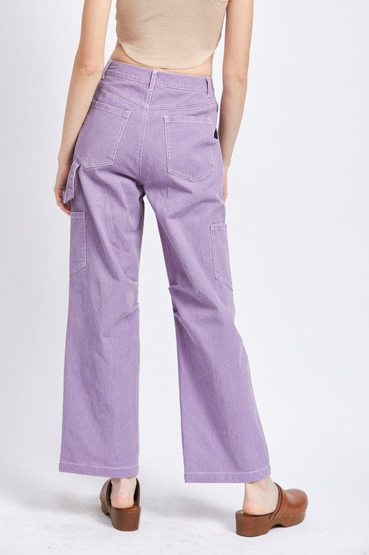 EMORY PARK HIGH RISE CARPENTER PANTS IN 3 COLORS