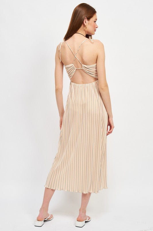 EMORY PARK SPAGHTETTI STRAP MAXI DRESS