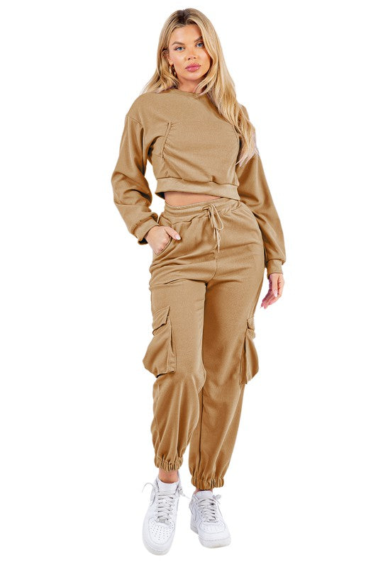 BY CLAUDE TWO PIECE SWEATSUITS