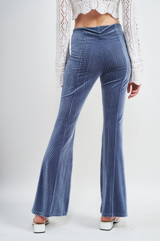 EMORY PARK HIGH RISE KNIT FLARED PANTS