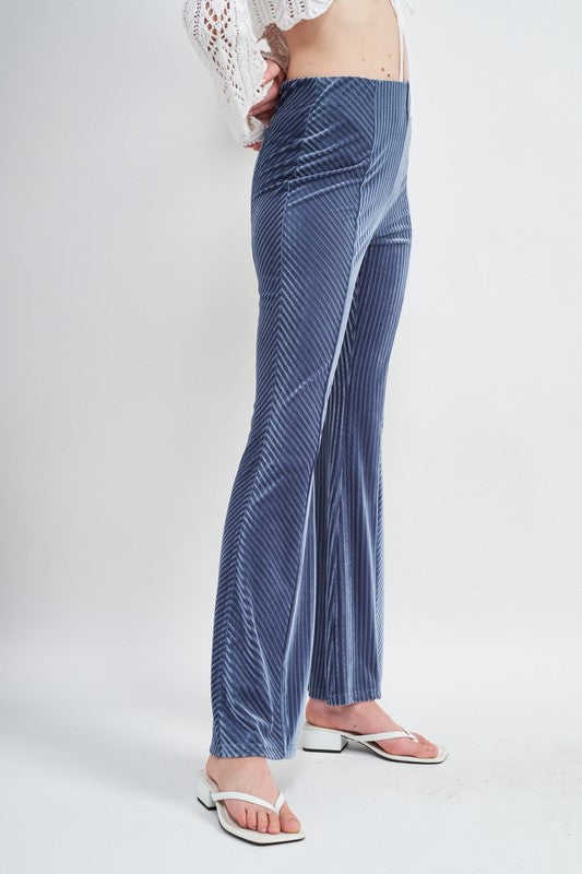 EMORY PARK HIGH RISE KNIT FLARED PANTS