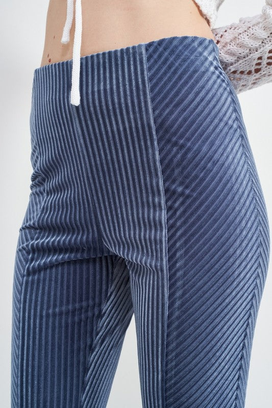 EMORY PARK HIGH RISE KNIT FLARED PANTS