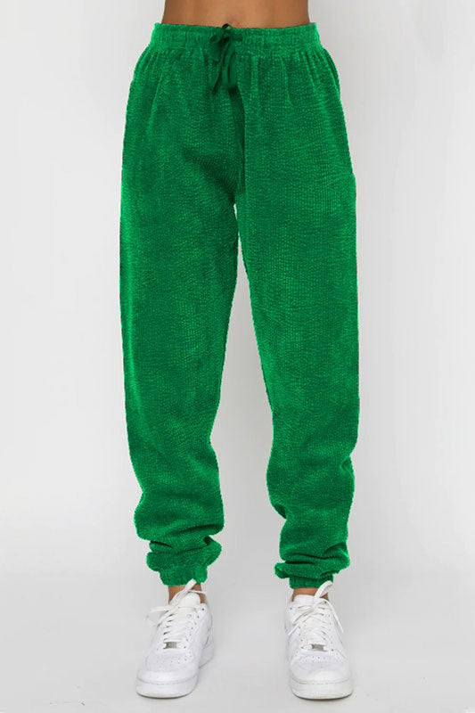 BY CLAUDE TWO PIECE CORDUROY SWEATSHIRT AND JOGGERS LOUNGE SET