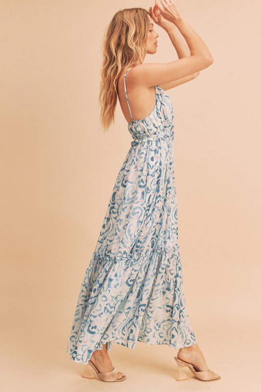 Aemi + Co Davia Tiered Cami Maxi Dress in 2 Colors