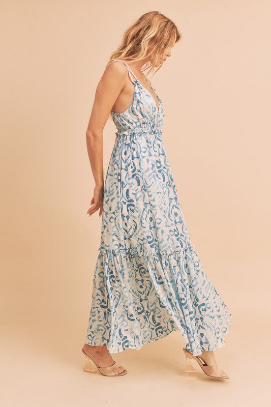 Aemi + Co Davia Tiered Cami Maxi Dress in 2 Colors