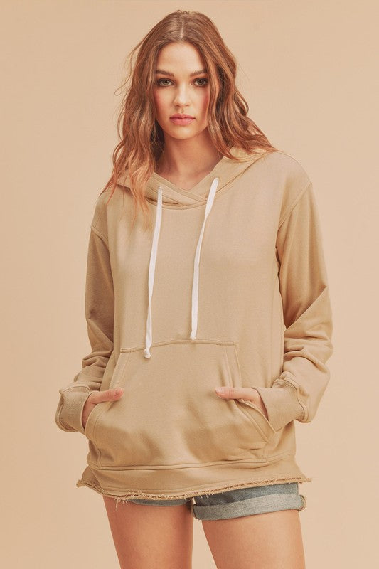 Aemi + Co Clara Hooded Tunic Sweatshirt in 11 Colors