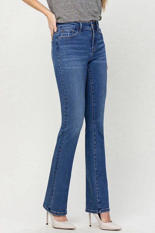 High Rise Bootcut Jeans