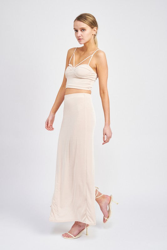 EMORY PARK HIGH WAISTED MAXI SKIRT