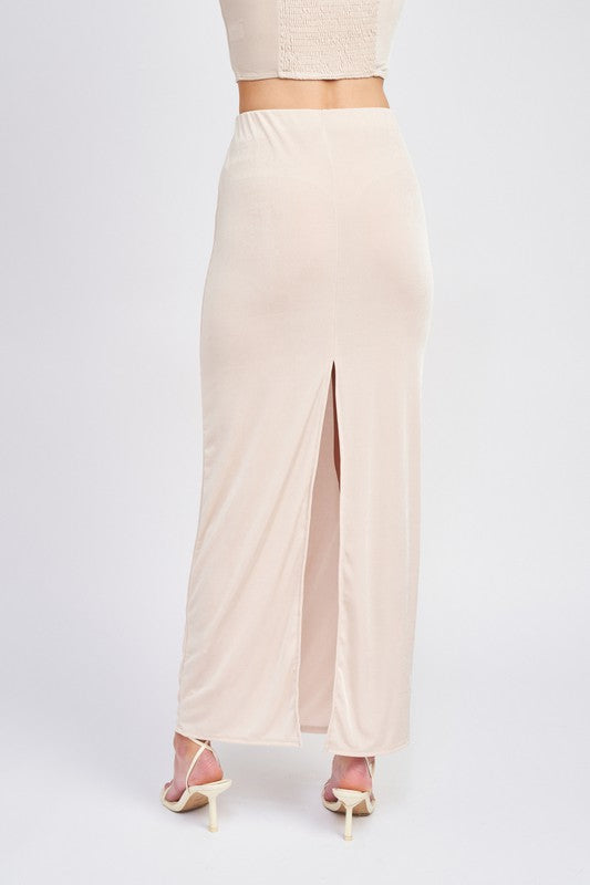 EMORY PARK HIGH WAISTED MAXI SKIRT