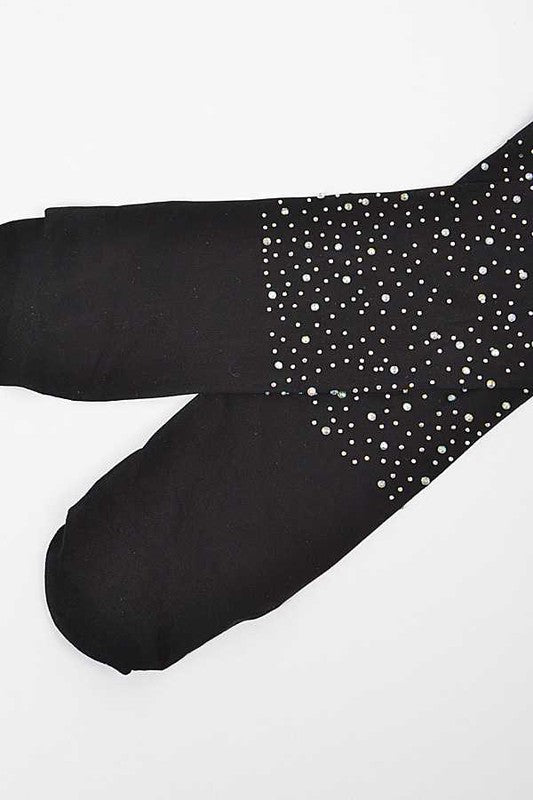 LA Jewelry Plaza Rhinestone Fashion Stockings