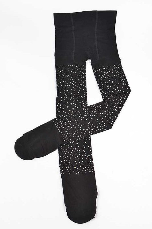 LA Jewelry Plaza Rhinestone Fashion Stockings