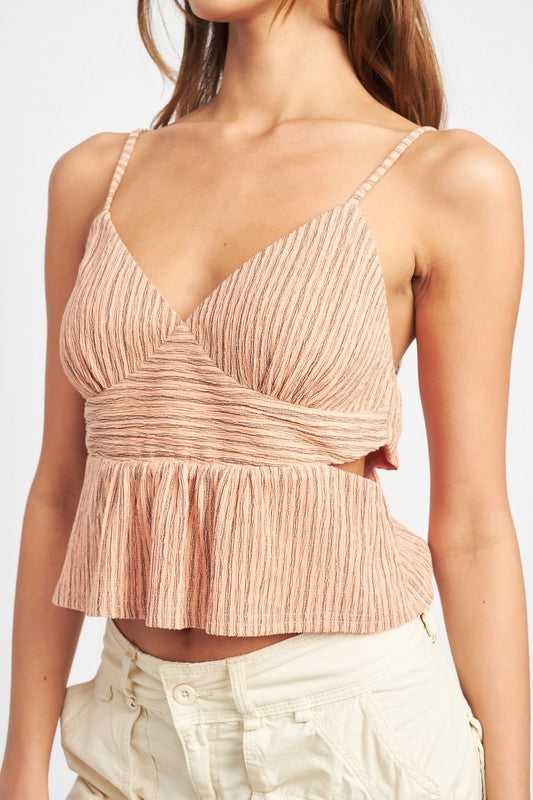 EMORY PARK CROPPED CAMI TOP