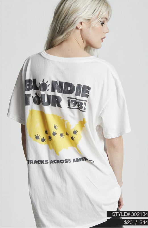 Recycled Karma Blondie Tour 1982 Graphic Tee