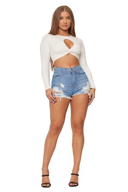 Torri Denim Short