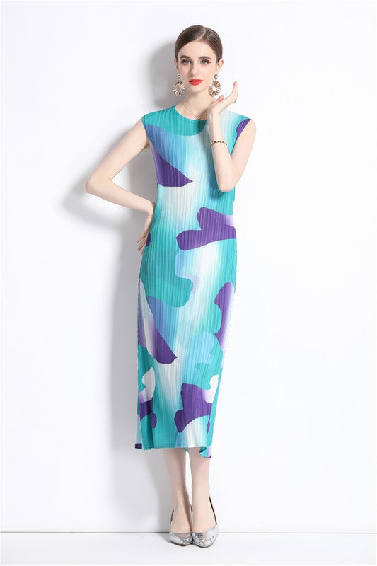 BY CLAUDE SLEEVELESS MAXI DRESS