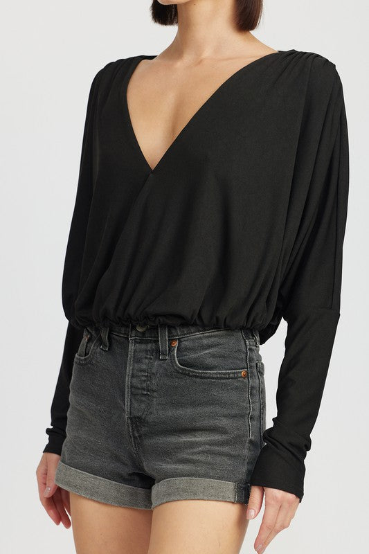 EMORY PARK DOLMAN TWIST FRONT TOP IN 2 COLORS