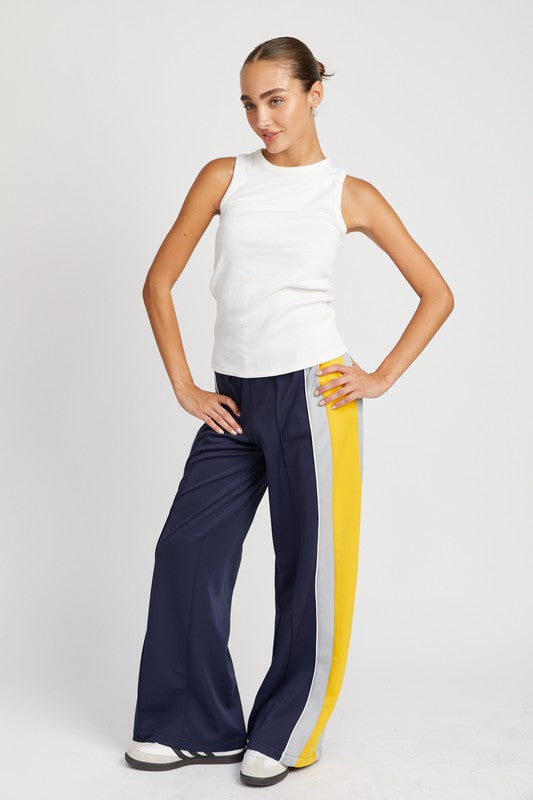 EMORY PARK COLORBLOCK TRACK PANTS in 2 COLORS