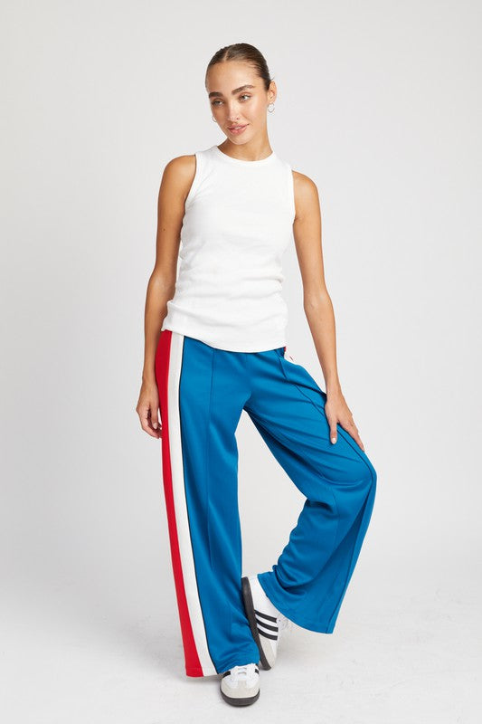 EMORY PARK COLORBLOCK TRACK PANTS in 2 COLORS