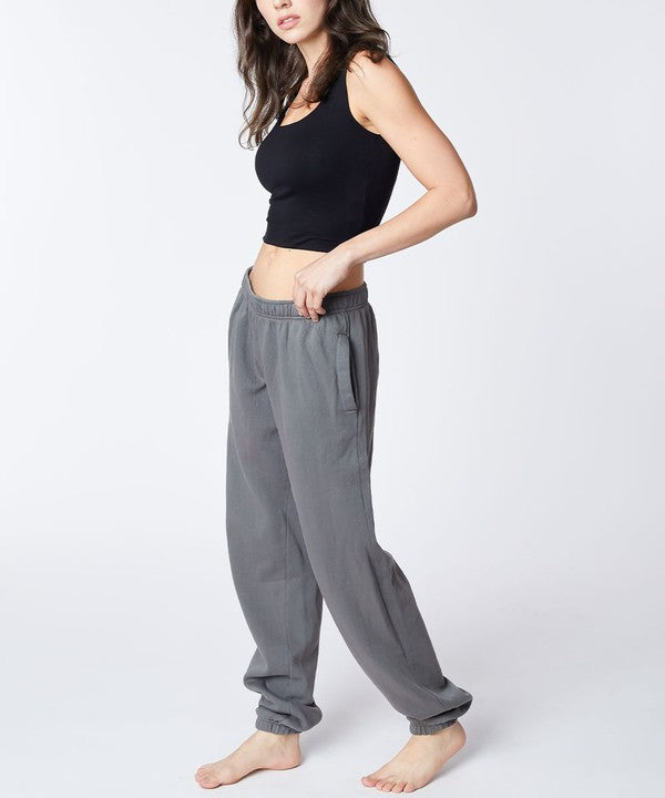 Studio Ko Genderless French Terry Garment Dyed Joggers Sweatpants in 3 Colors