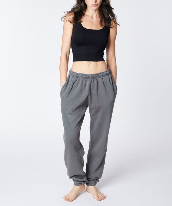 Studio Ko Genderless French Terry Garment Dyed Joggers Sweatpants in 3 Colors