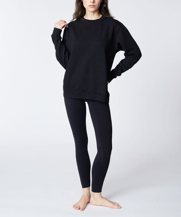 Studio Ko Genderless Garment Dyed Cotton Pullover Sweatshirt in 3 Colors