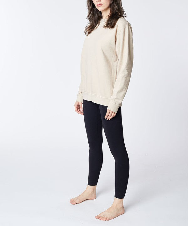 Studio Ko Genderless Garment Dyed Cotton Pullover Sweatshirt in 3 Colors