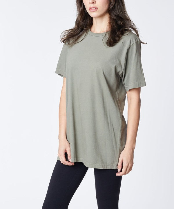 Studio Ko Genderless Garment Dyed Short Sleeve Cotton T-Shirt Top in 6 Colors