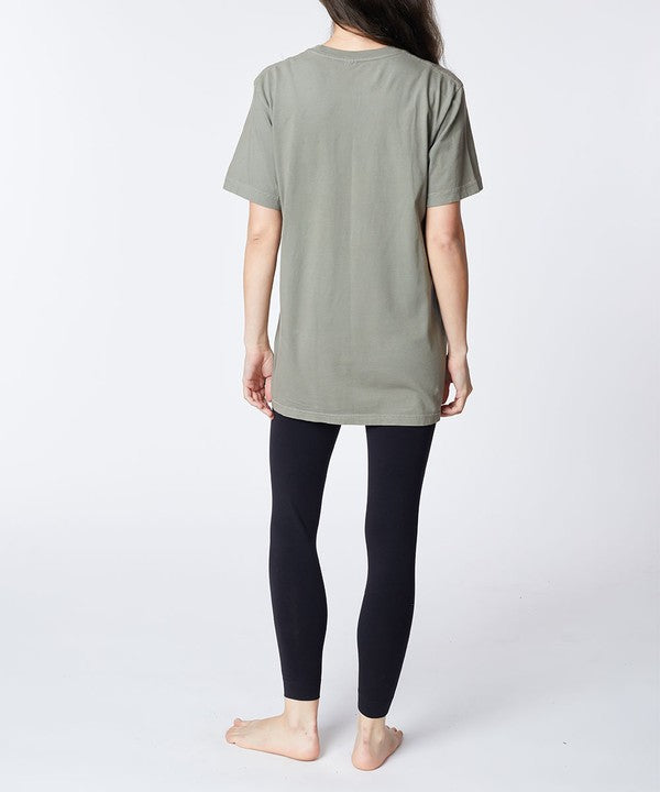 Studio Ko Genderless Garment Dyed Short Sleeve Cotton T-Shirt Top in 6 Colors