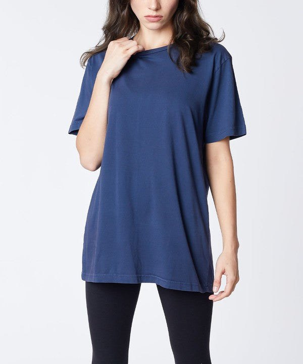 Studio Ko Genderless Garment Dyed Short Sleeve Cotton T-Shirt Top in 6 Colors