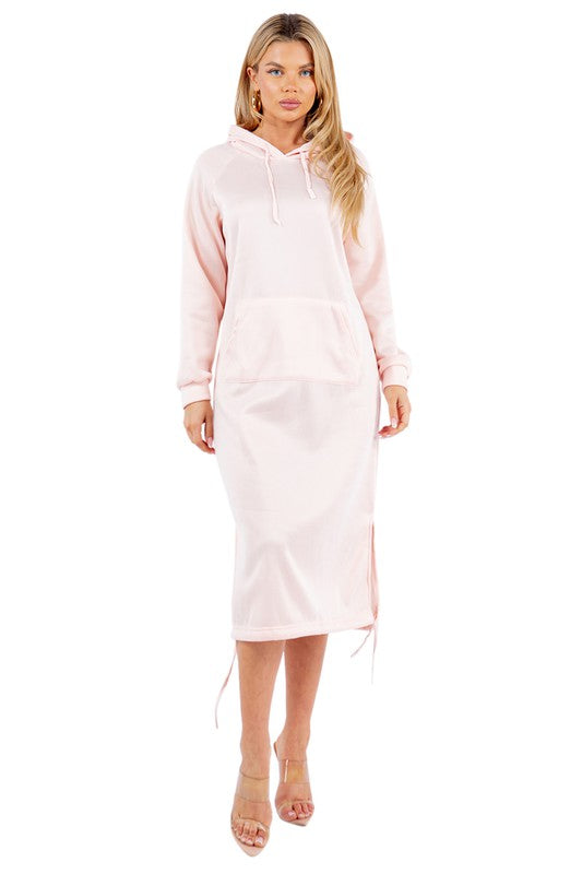 BY CLAUDE MAXI HOODIE DRESS