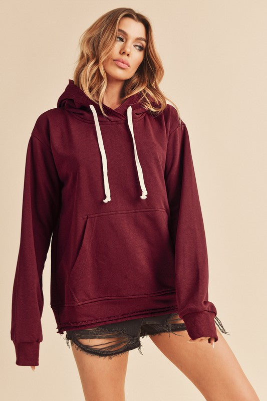 Aemi + Co Clara Hooded Tunic Sweatshirt in 11 Colors