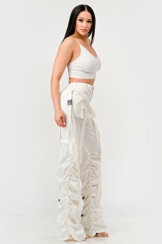 Athina Ruched Utility Pants