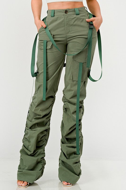 Athina Ruched Utility Pants