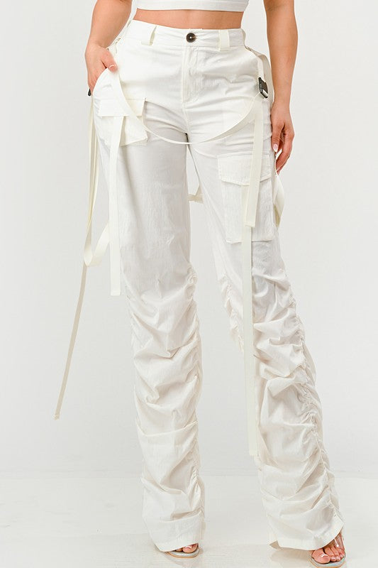 Athina Ruched Utility Pants