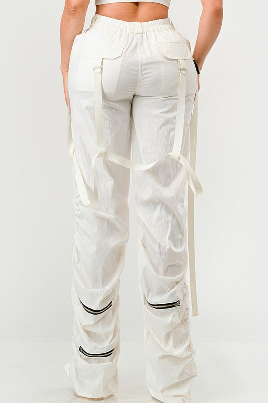 Athina Ruched Utility Pants