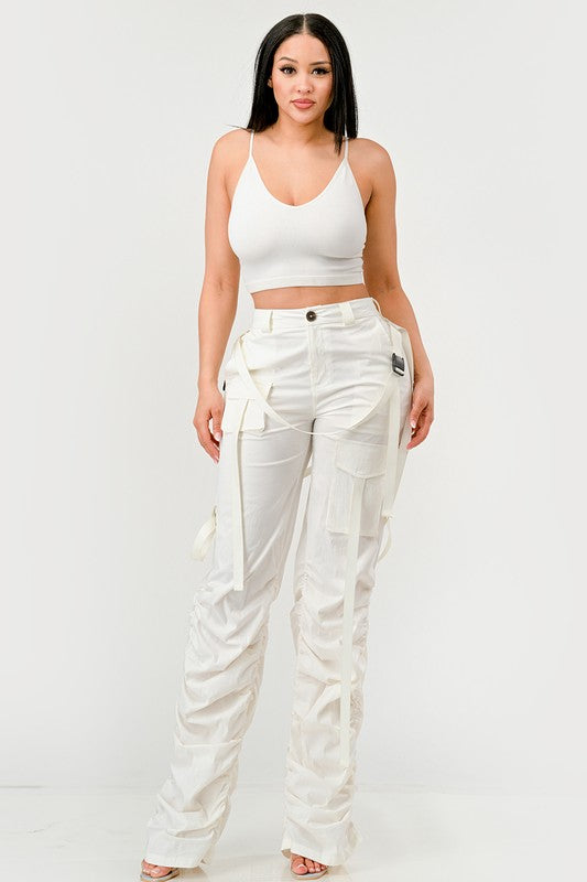 Athina Ruched Utility Pants