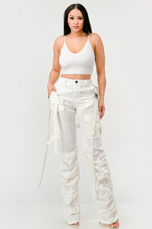 Athina Ruched Utility Pants